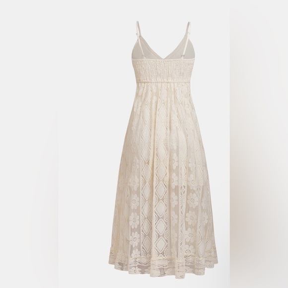 Cupshe Astrid Sleeveless V-neck Tassel Ruching Dress - Picture 7 of 11